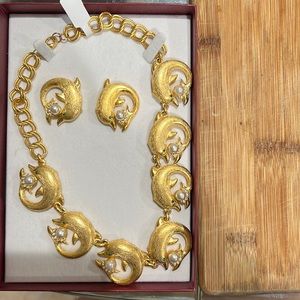 Just listed- gold tone fashion set
